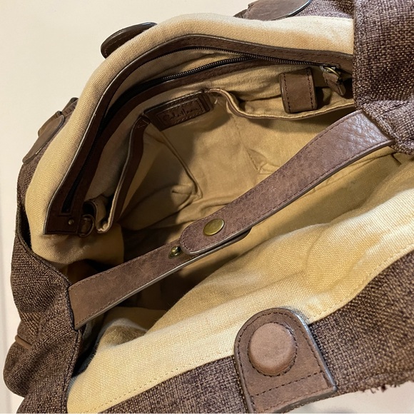 Cole Haan Fabric Handbag with Leather Trim - Picture 11 of 16